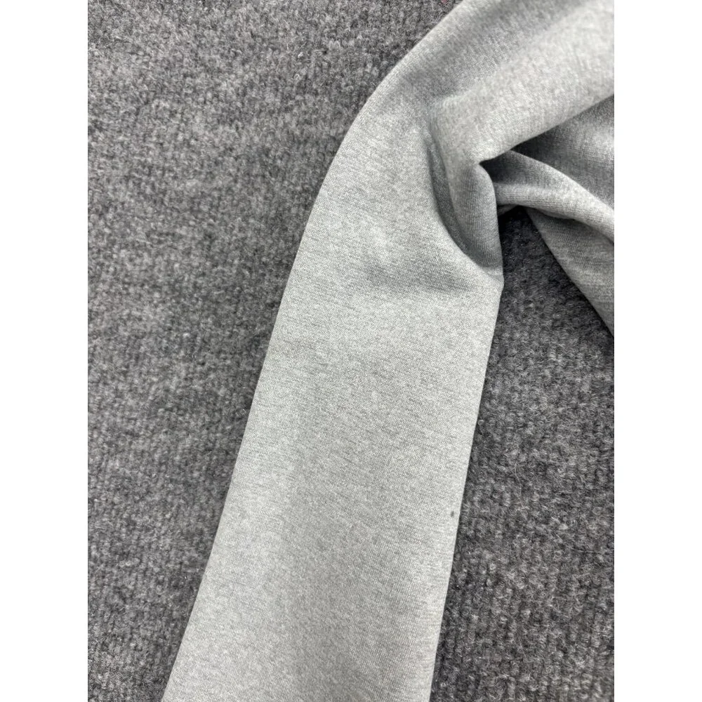 The North Face Hoodie Mens Medium‎ Gray Pullover Fleece Sweatshirt Rock Solid